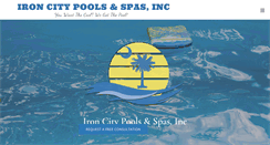 Desktop Screenshot of ironcitypools.com